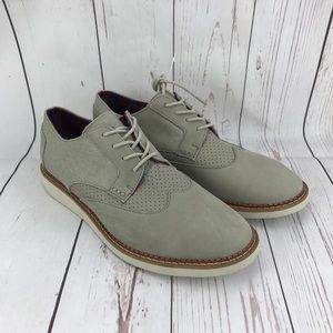 Toms Gray Wingtip Oxfords Size 10